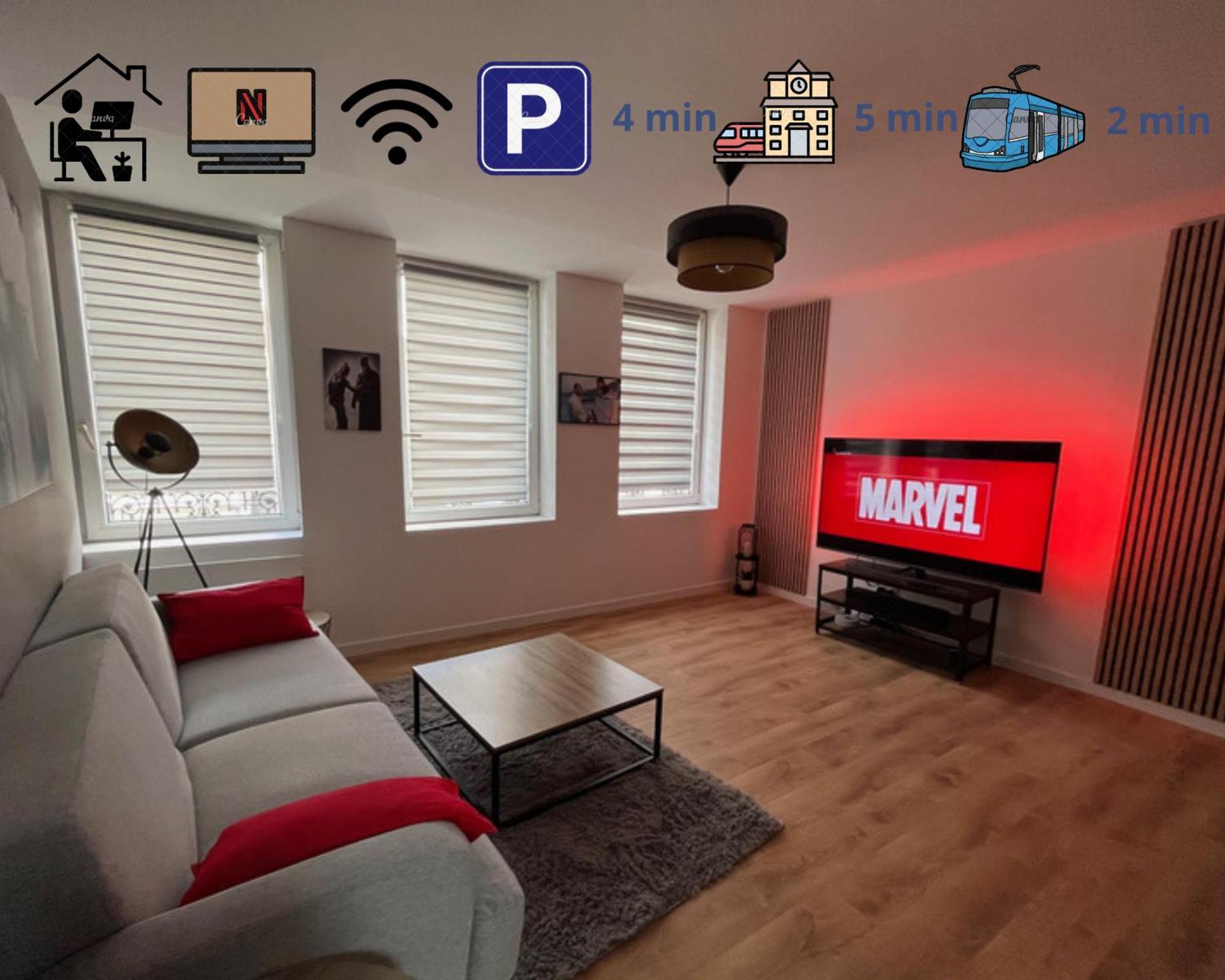 Voyage En Duplex En Hyper Centre Appartement Valenciennes Buitenkant foto